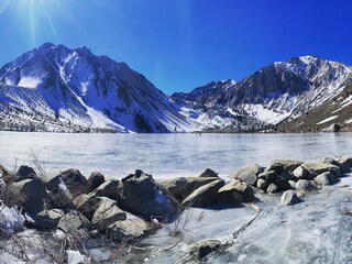 Convict Lake in Winter