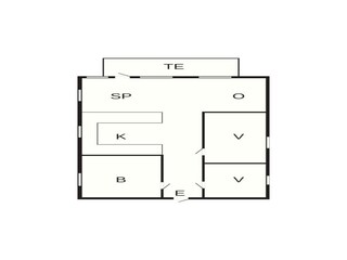 Maison de vacances Vaeggerløse Plan d'étage 42