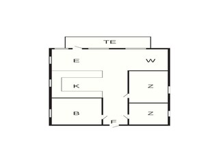 Maison de vacances Vaeggerløse Plan d'étage 42