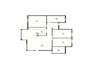 Casa de vacaciones Bratten Strand Plano de planta 54