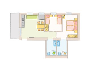 Appartamento per vacanze Steinhaus im Ahrntal Pianta del piano 31