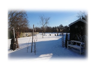 Blauer Himmel uund Schnee