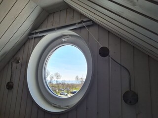 Blick aus dem Galeriefenster