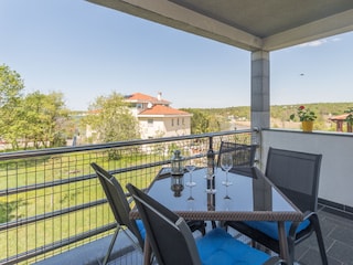 Balkon mit Meerblick