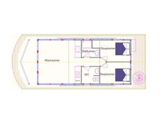 Hausboot Oostmahorn Grundriss 20