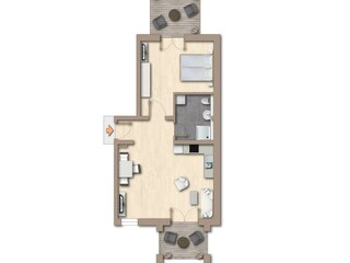 Appartamento per vacanze Ratzeburg Pianta del piano 21