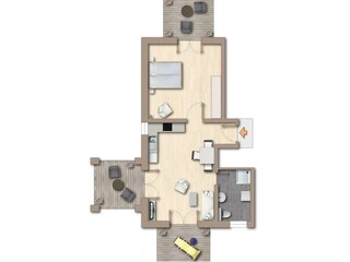 Apartamento de vacaciones Ratzeburg Plano de planta 28