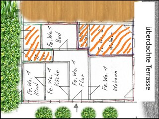 Casa rural de vacaciones Langenhorn (Nordfriesland) Plano de planta 31