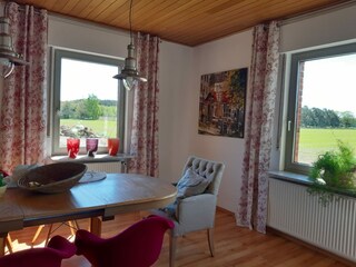 Das Esszimmer..,eine andere Ansicht.