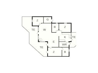 Vakantiehuis Udsholt Strand Grondplan 49