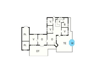 Vakantiehuis Gilleleje Grondplan 72
