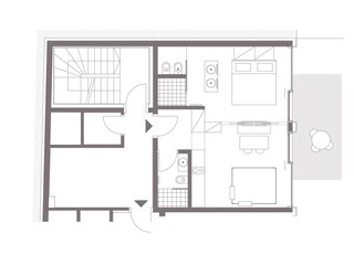 Appartamento per vacanze Sand in Taufers Pianta del piano 17