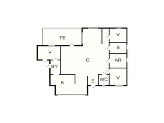 Vakantiehuis Sölvesborg Grondplan 30