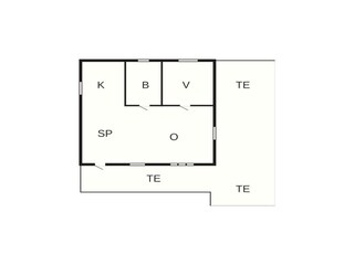 Vakantiehuis Laupstad Grondplan 32