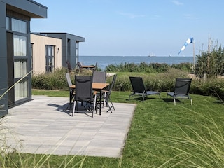 Ferienhaus Leukeprek_Blick auf's Meer