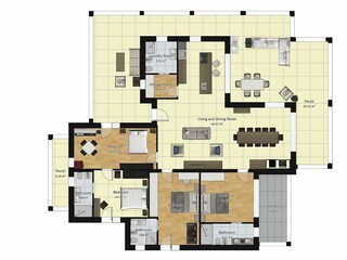 Villa Acquaviva Picena Pianta del piano 36