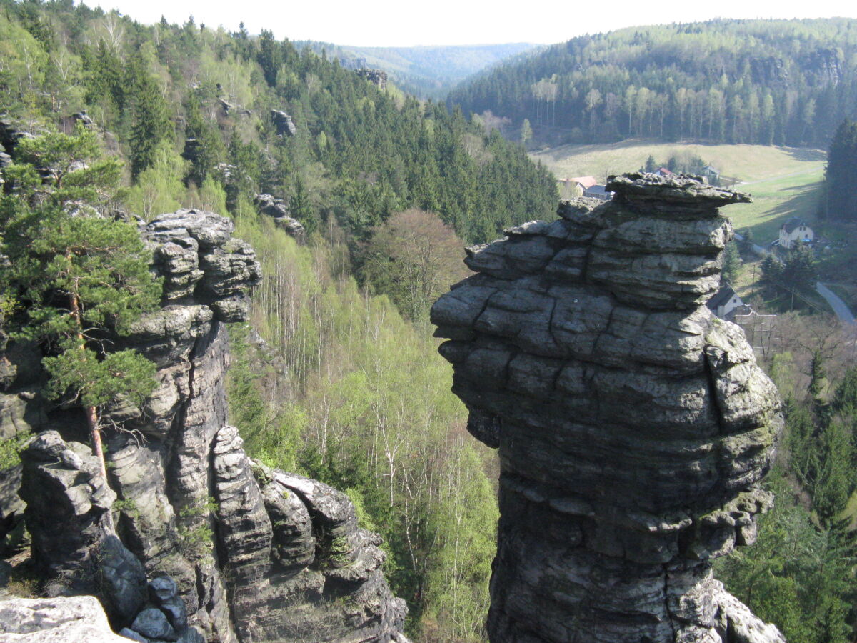 Herkulessäulen im Bielatal