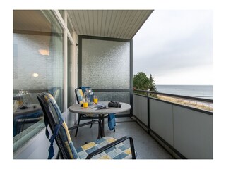 Balkon in direkter ...