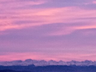 Alpenblick am Abend