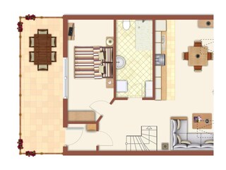 Ferienwohnung Warnemünde Grundriss 22