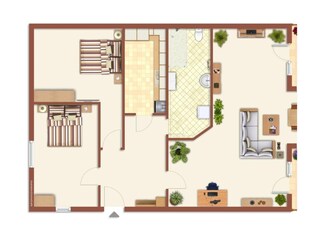 Ferienwohnung Warnemünde Grundriss 25