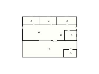 Ferienhaus Snogebæk Grundriss 3