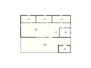 Ferienhaus Snogebæk Grundriss 4