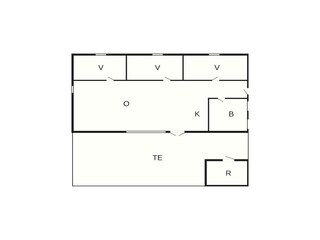 Ferienhaus Snogebæk Grundriss 2