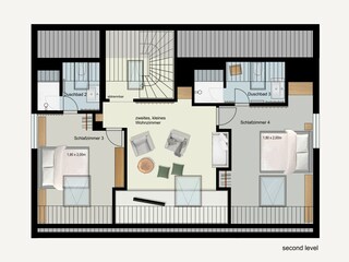 Vakantiehuis Winterberg Grondplan 43