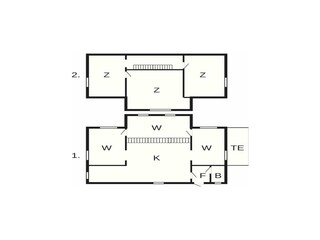 Vakantiehuis Gardsjö Grondplan 4