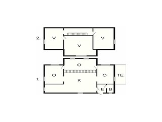 Vakantiehuis Gardsjö Grondplan 3