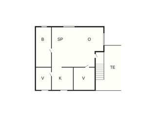 Vakantiehuis Hjelle Grondplan 34