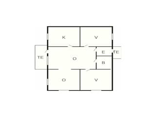 Vakantiehuis Utvik Grondplan 34