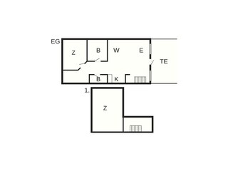 Appartement Tranum Strand Plan d'étage 3