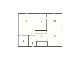 Vakantiehuis Flen Grondplan 6