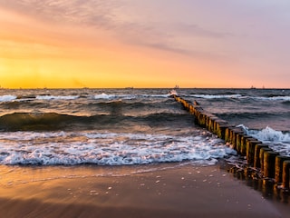 Unser Strand am frühen Morgen