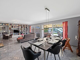 Dining and living room