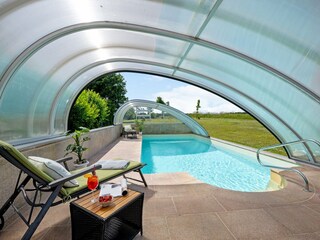 Do I close or open the pool cover?