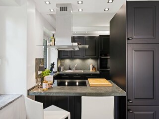 View into new kitchen