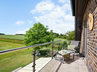 balcony, not overseen, great view