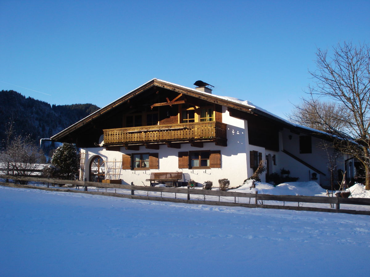 Haus in Winterlandschaft