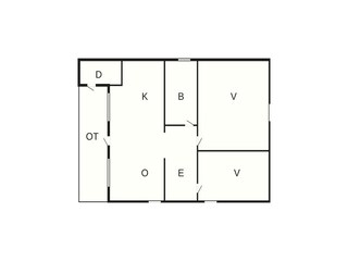 Vakantiehuis Olden Grondplan 8
