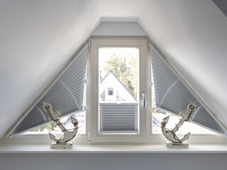 Detail Schlafzimmer im Spitzboden