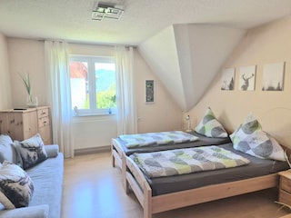 Schlafzimmer 2 - mit ausiehbarer Schlafcouch