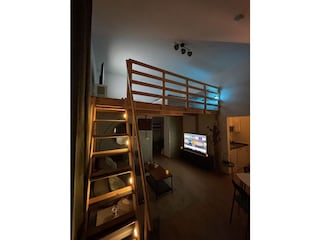 Treppe zum Schlafbereich