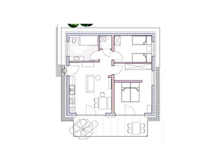 Appartamento per vacanze Wunsiedel Pianta del piano 40