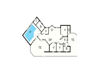 Holiday house Udsholt Strand Floor Plan 56