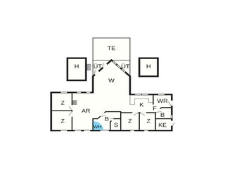 Ferienhaus Tranum Strand Grundriss 39