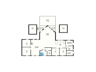 Ferienhaus Tranum Strand Grundriss 40