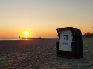Südstrand am Abend